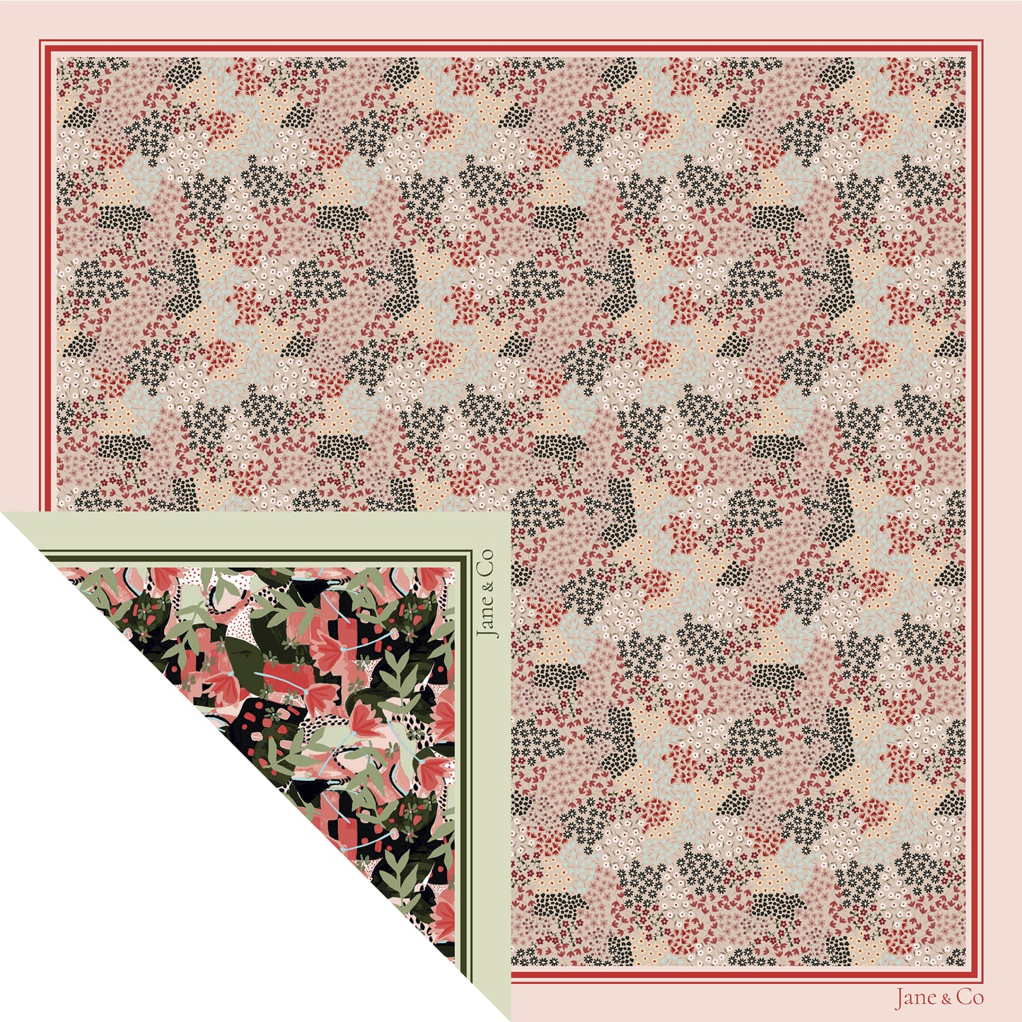 Foulard Charlotte-Louise 90cm