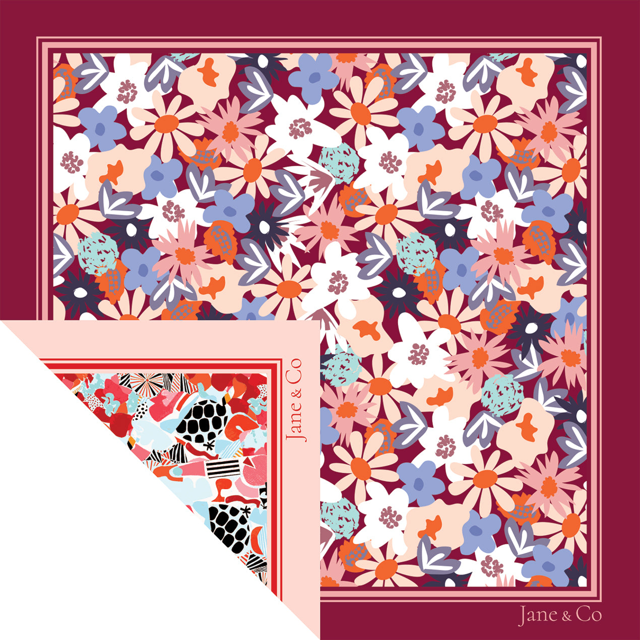 Foulard Constance-Solène 60cm