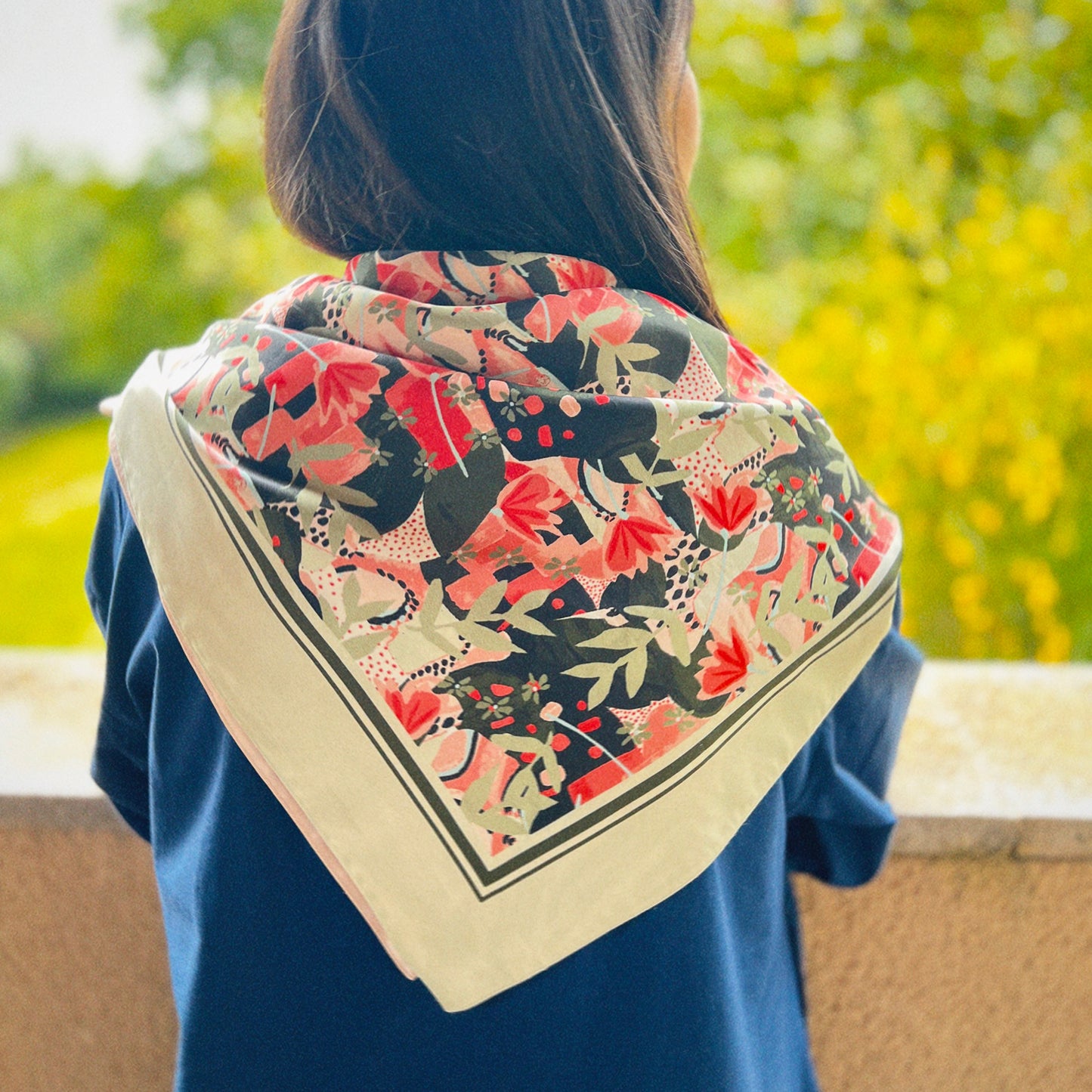 Foulard Charlotte-Louise 90cm