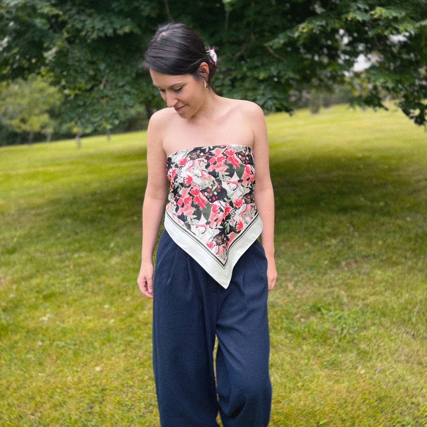 Foulard Charlotte-Louise 90cm