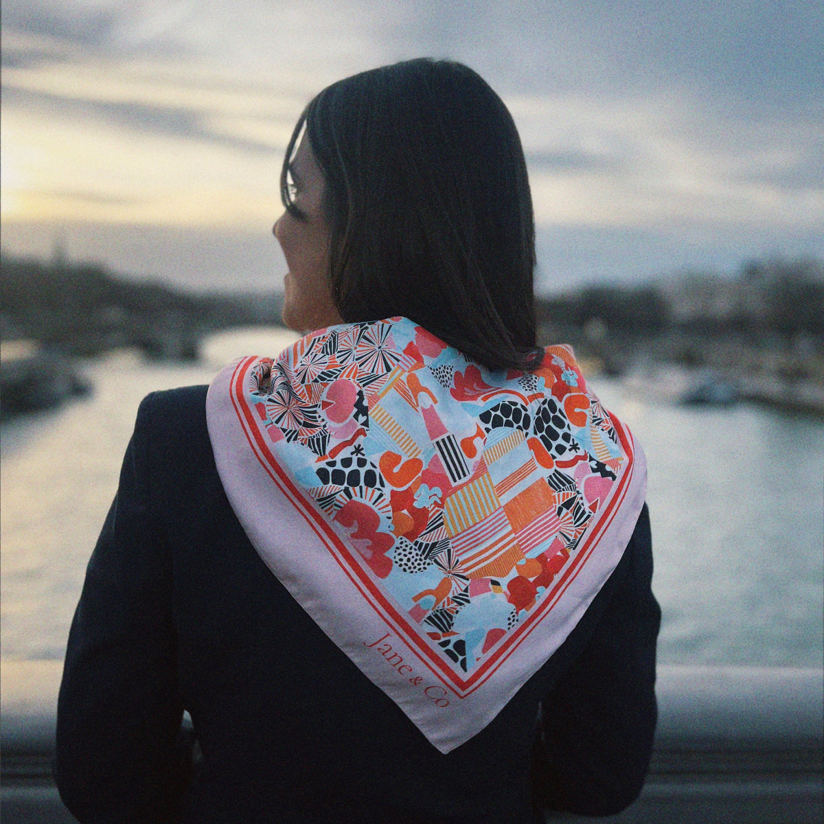 Foulard Constance-Solène 90cm