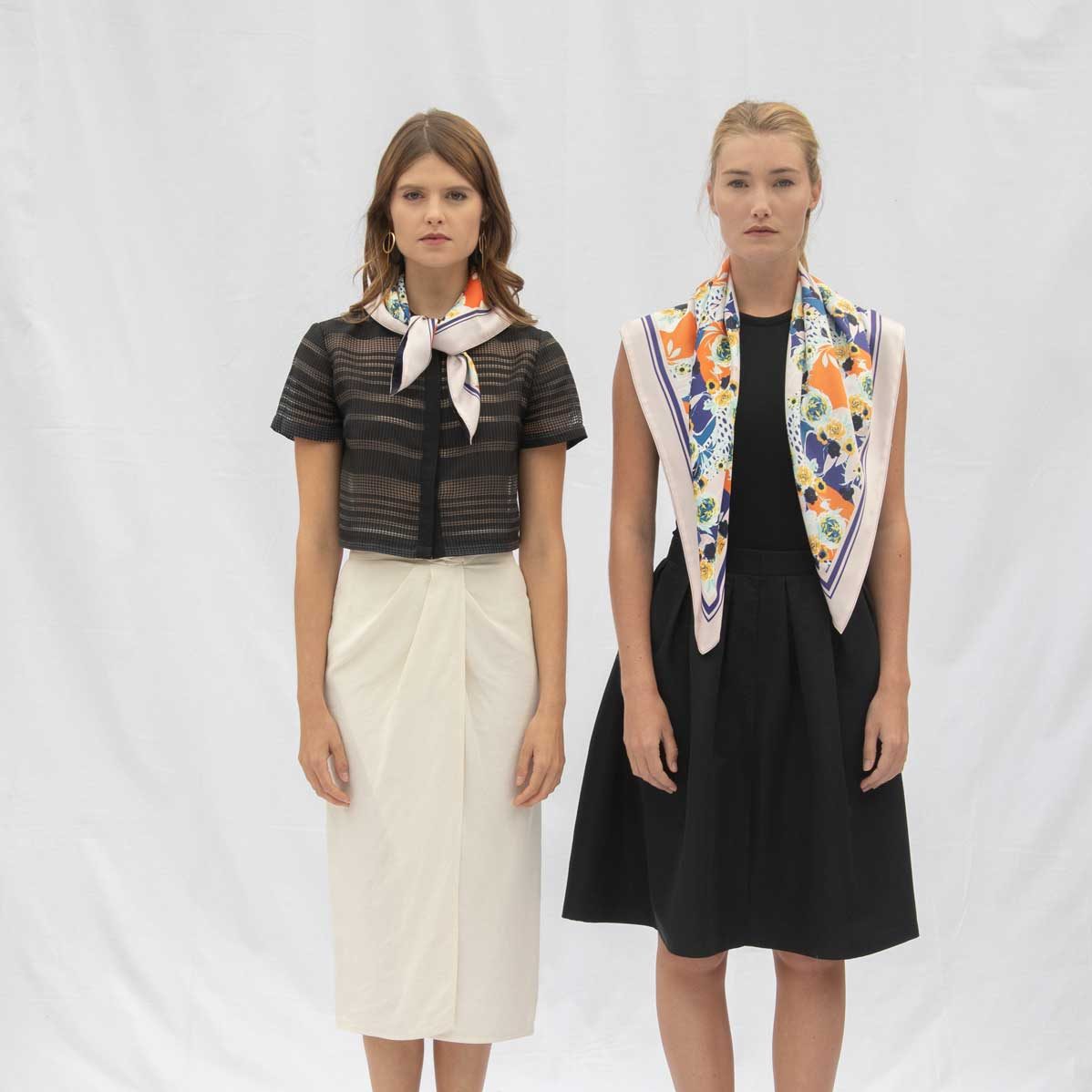 Foulard Marguerite - Marie-Louise 90cm