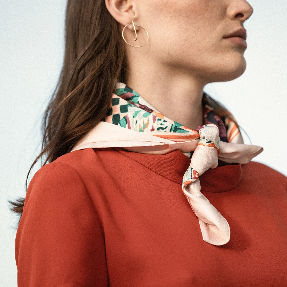 Foulard Clémentine-Line 60cm