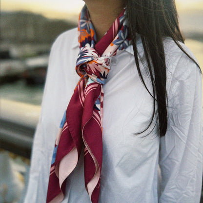 Foulard Constance-Solène 90cm précommande