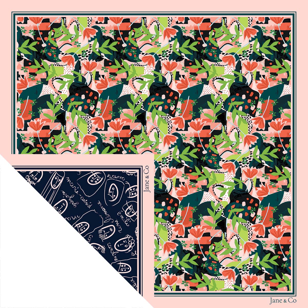 Foulard Camille-Carla 90cm