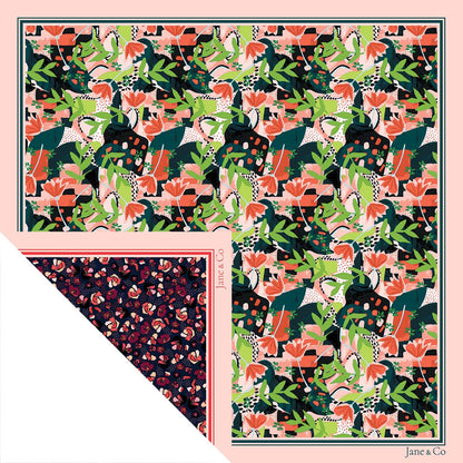 Foulard Garance-Camille 90cm