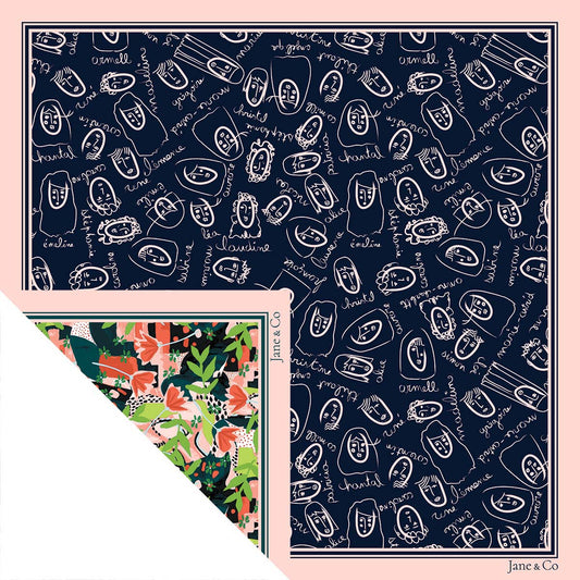 Foulard Camille-Carla 90cm