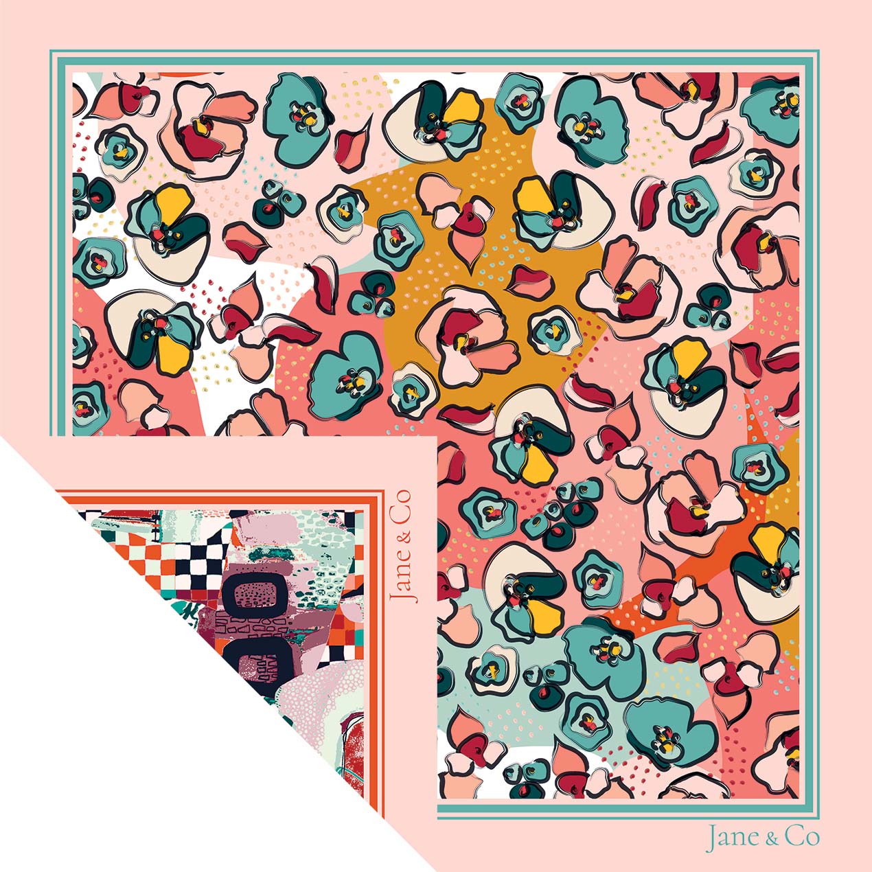 Petit défaut foulard Line-Eloïse 60cm