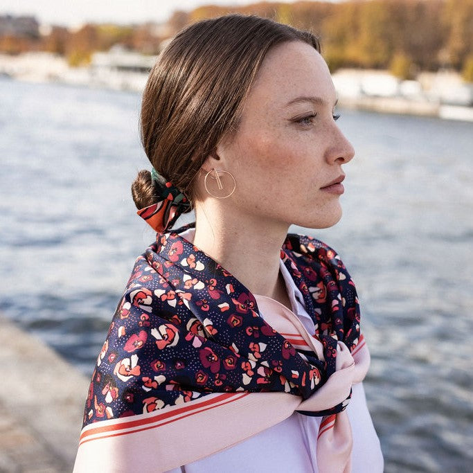 Foulard Ninon-Garance 90cm