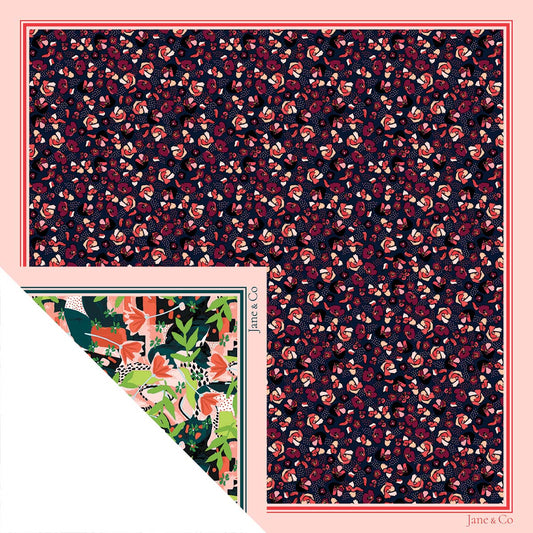 Foulard Garance-Camille 90cm