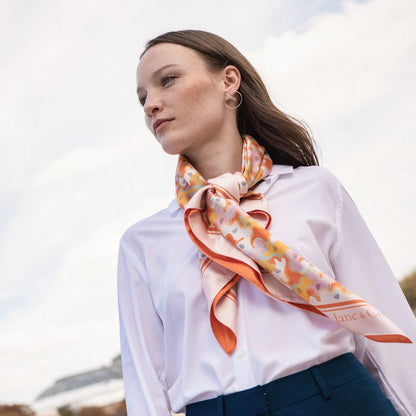 Petit défaut Foulard Marie-Clémentine 90cm