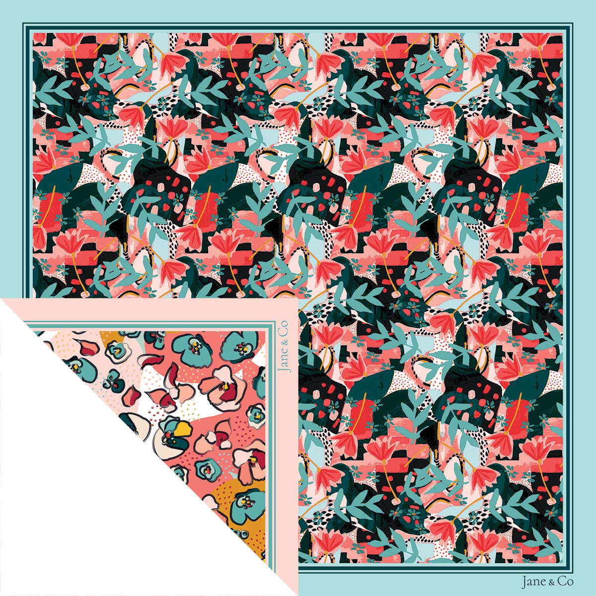 Petit défaut Foulard Norah-Eloise 90cm